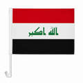 Iraq Flag with Car Window Clip