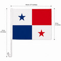 Panama Flag with Car Window Clip