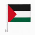 Palestine Flag with Car Window Clip