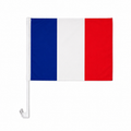 France Flag with Car Window Clip
