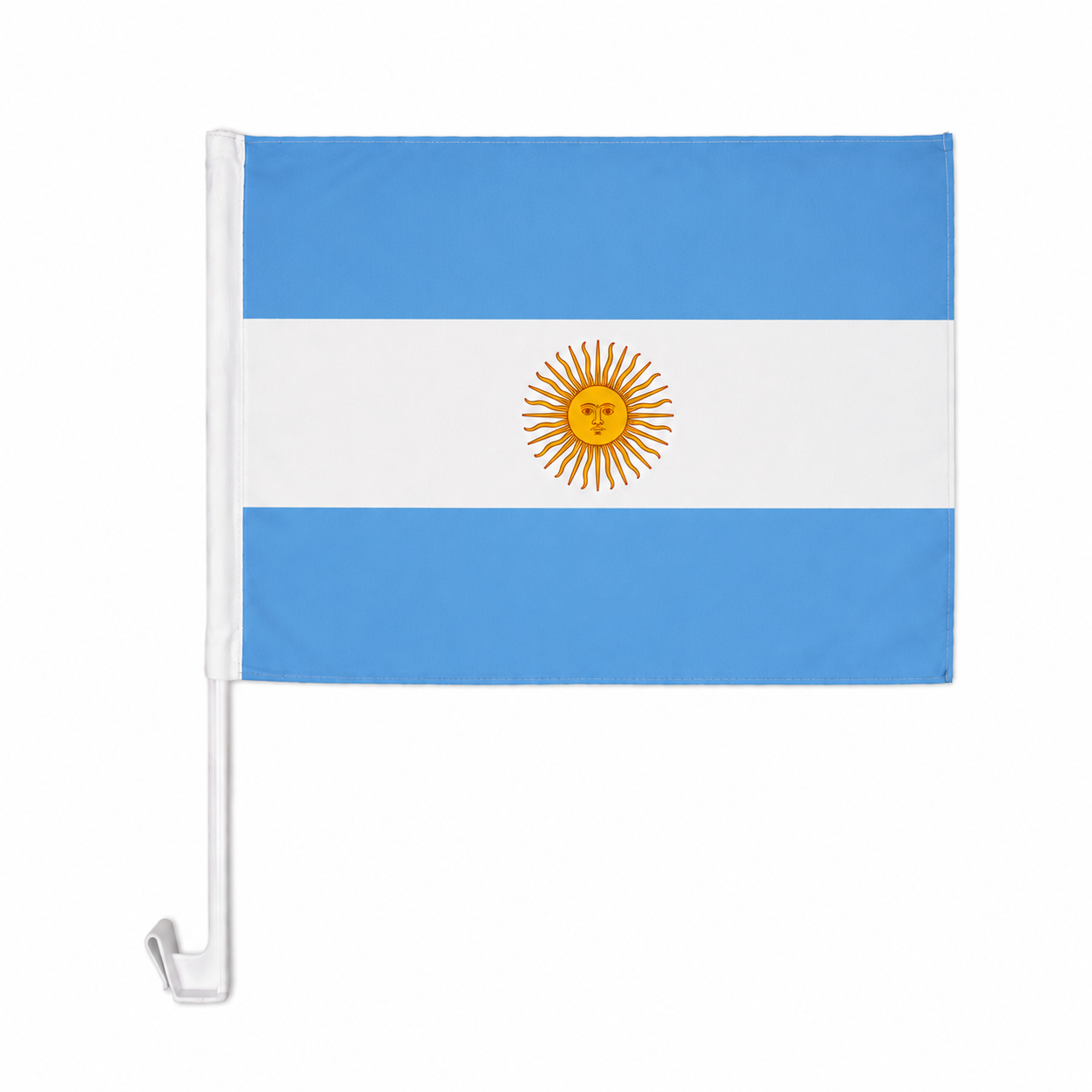 Argentina Flag with Car Window Clip