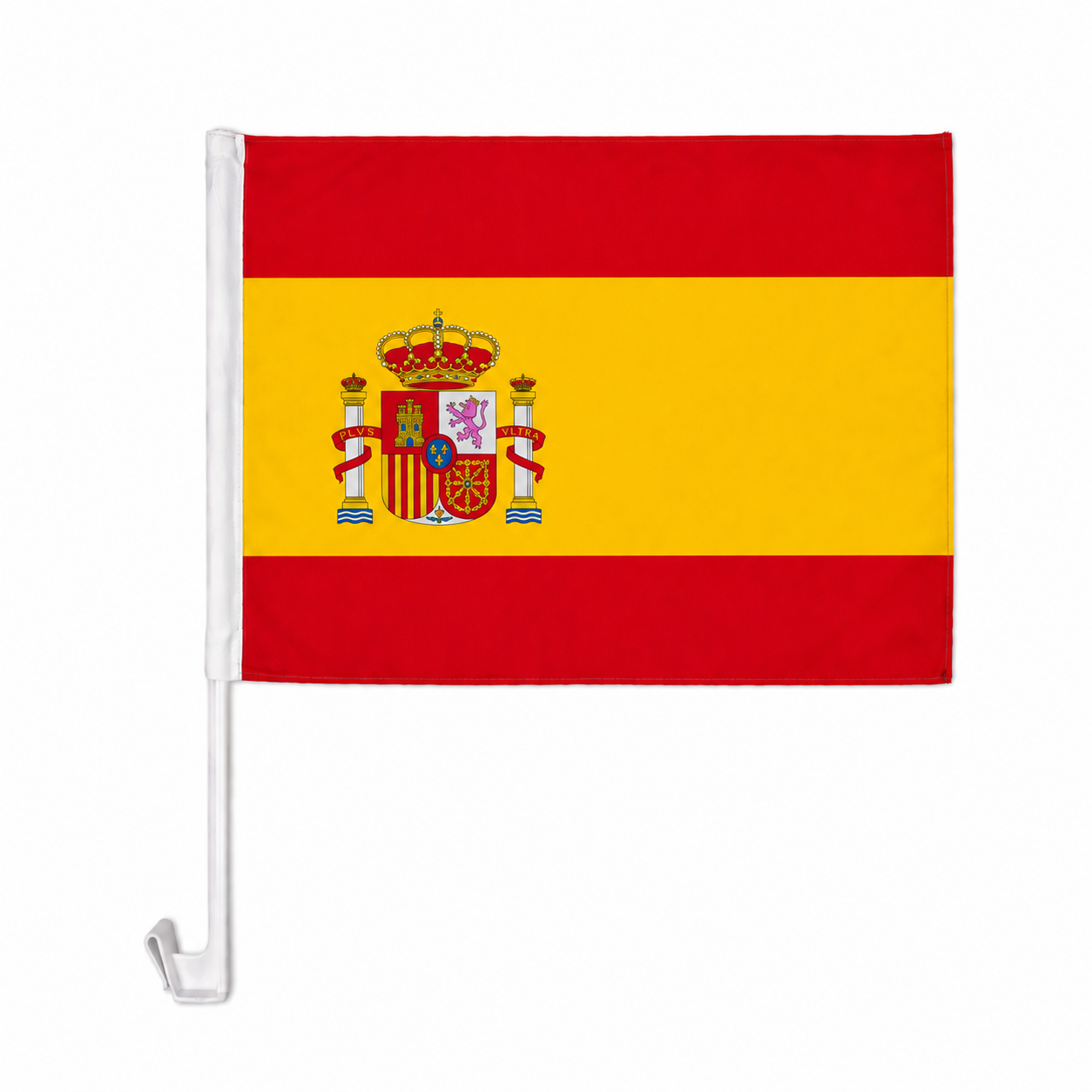 Spain Flag with Car Window Clip