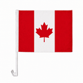 Canada Flag with Car Window Clip