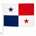 Panama Flag with Car Window Clip
