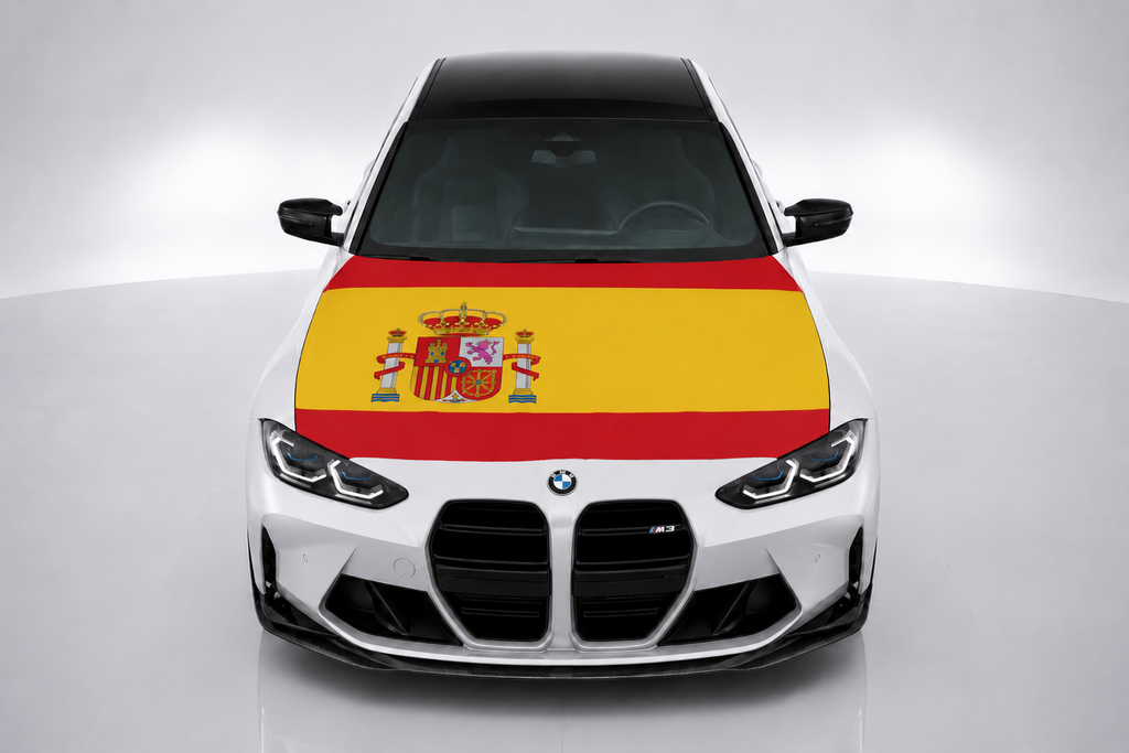 Spain Car Hood Flag