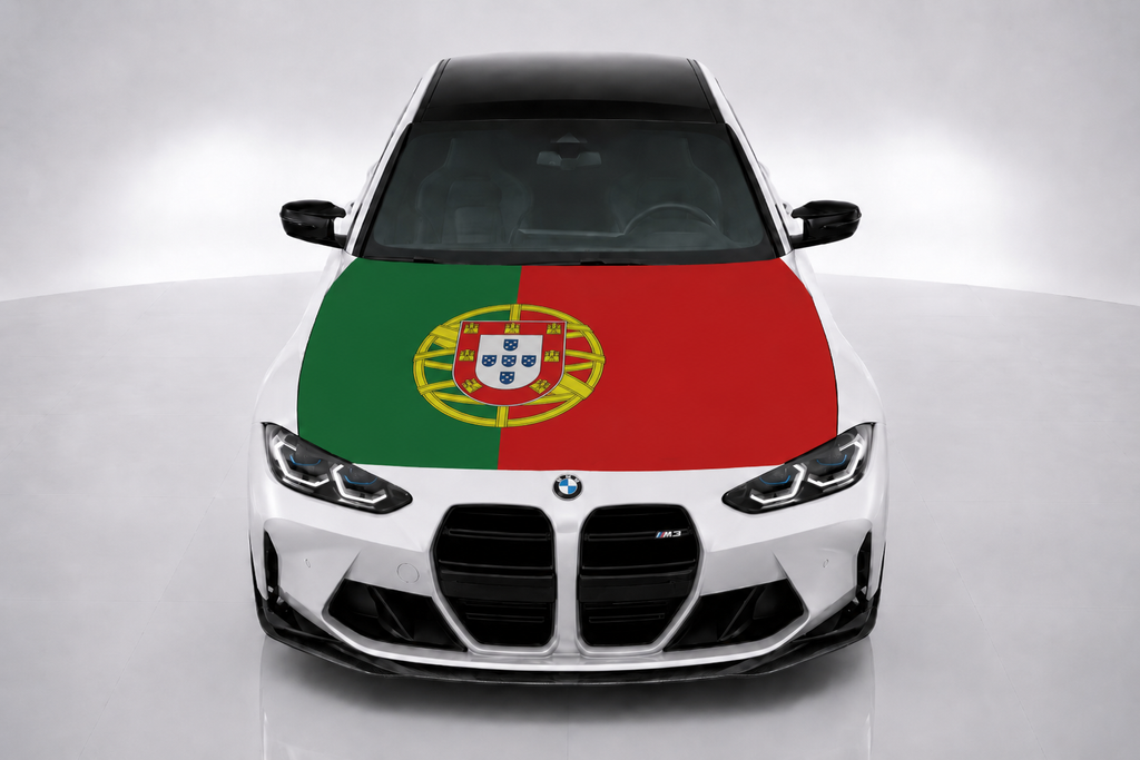 Portugal Car Hood Flag