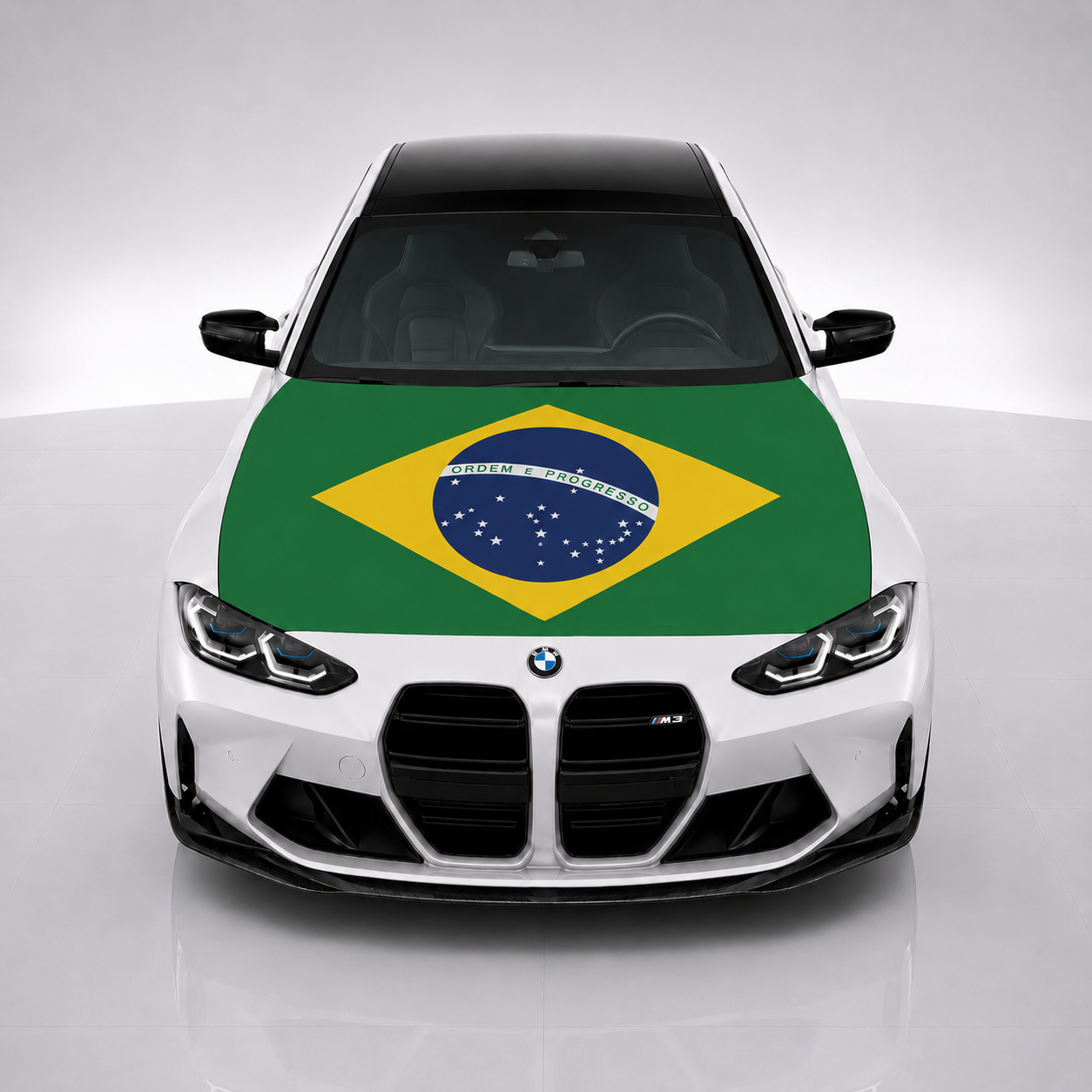 Brazil Car Hood Flag