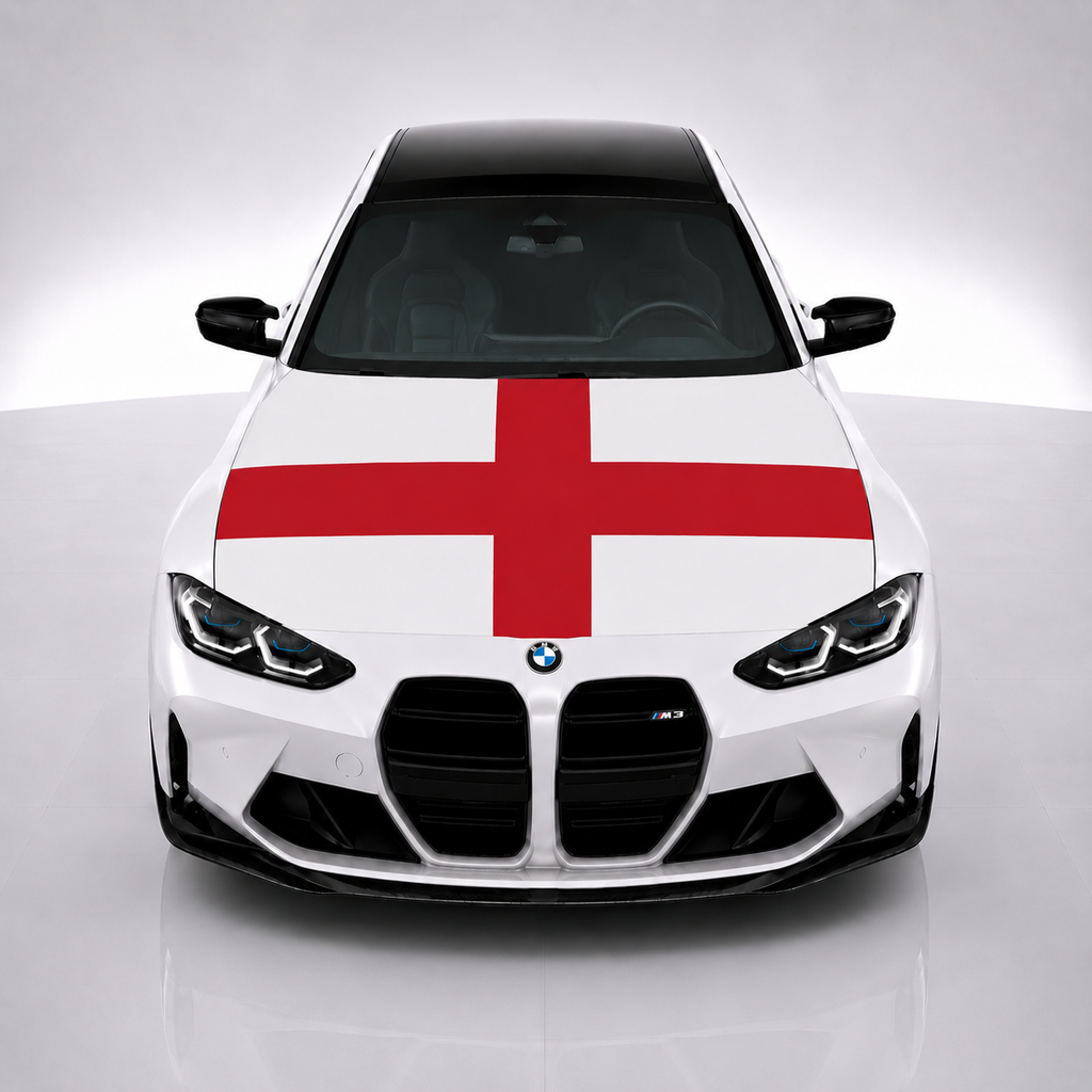 England Car Hood Flag