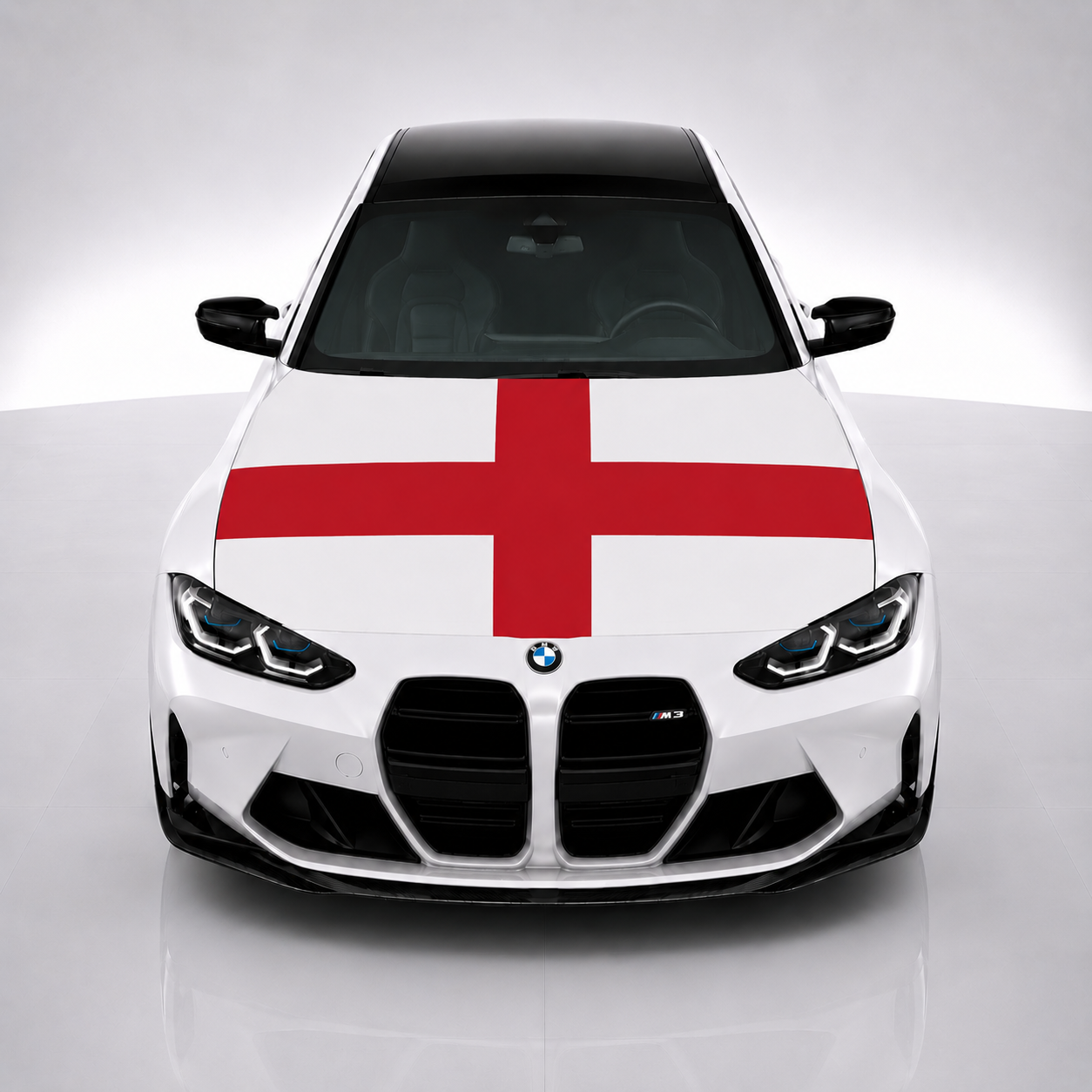 England Car Hood Flag