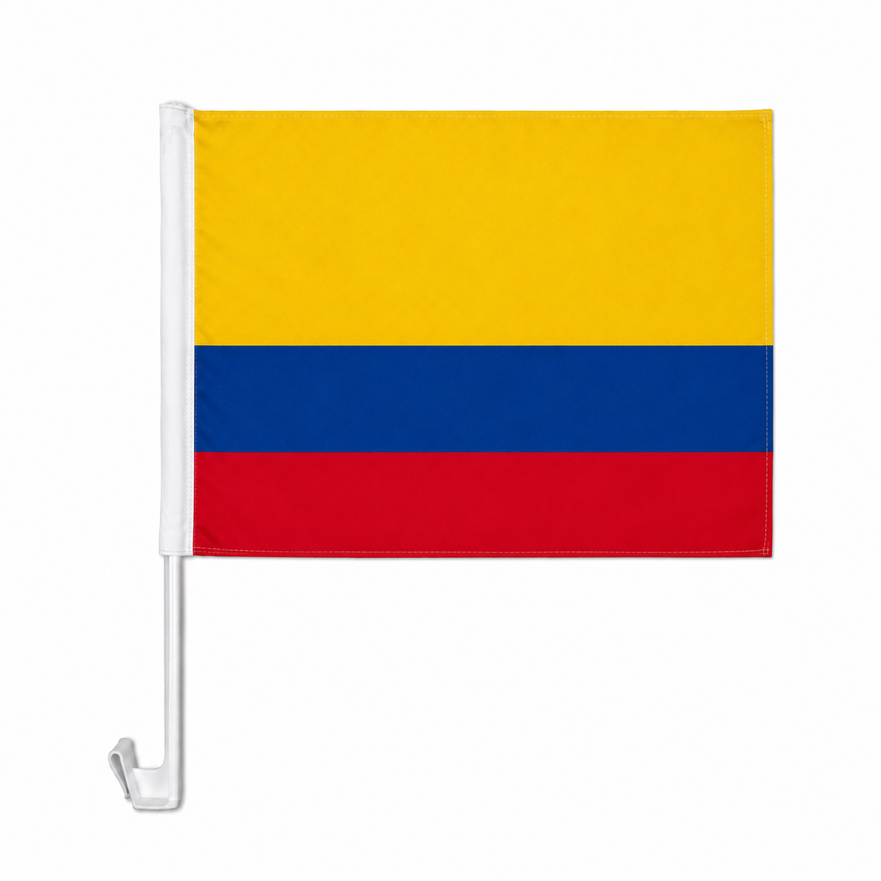 Colombia Flag with Car Window Clip