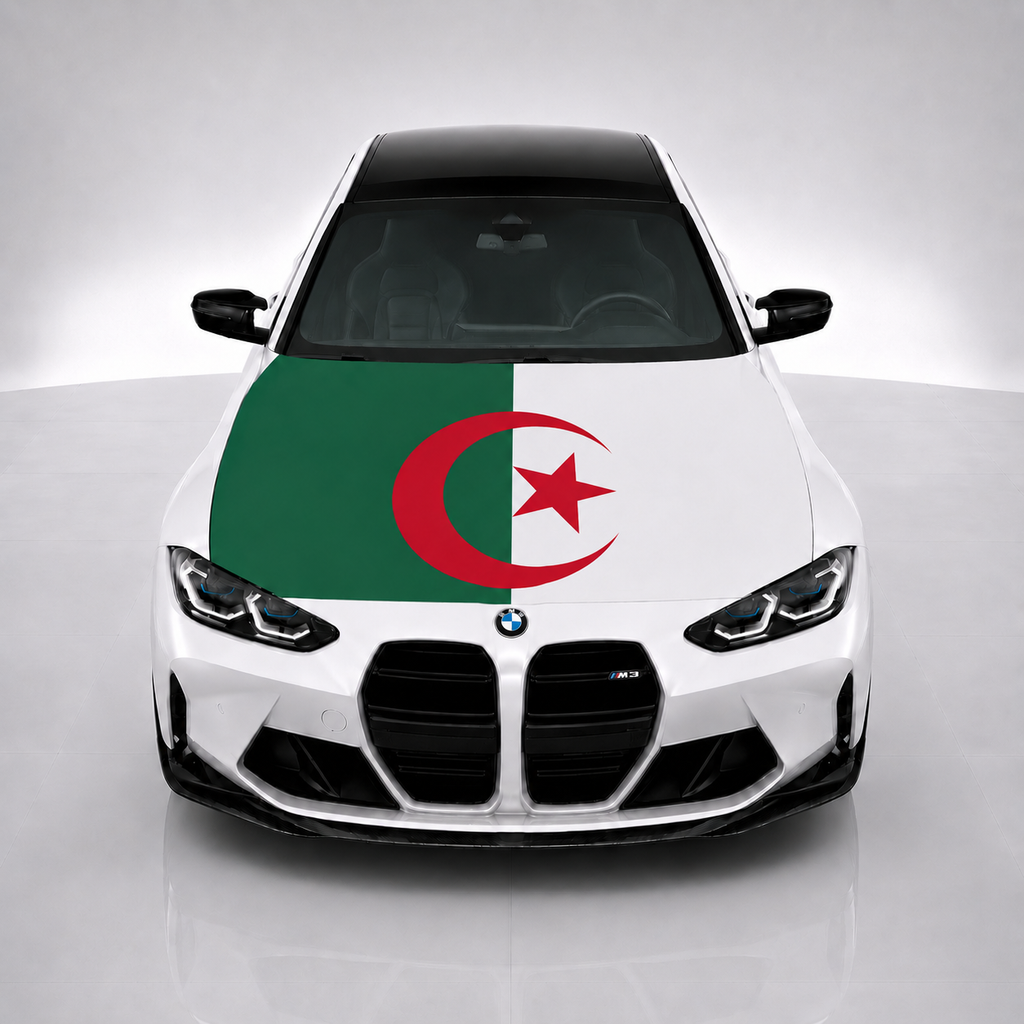 Algeria Car Hood Flag