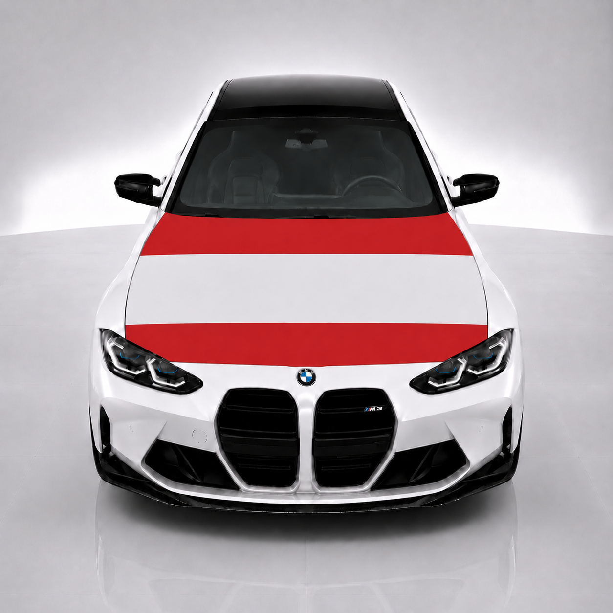 Austria Car Hood Flag