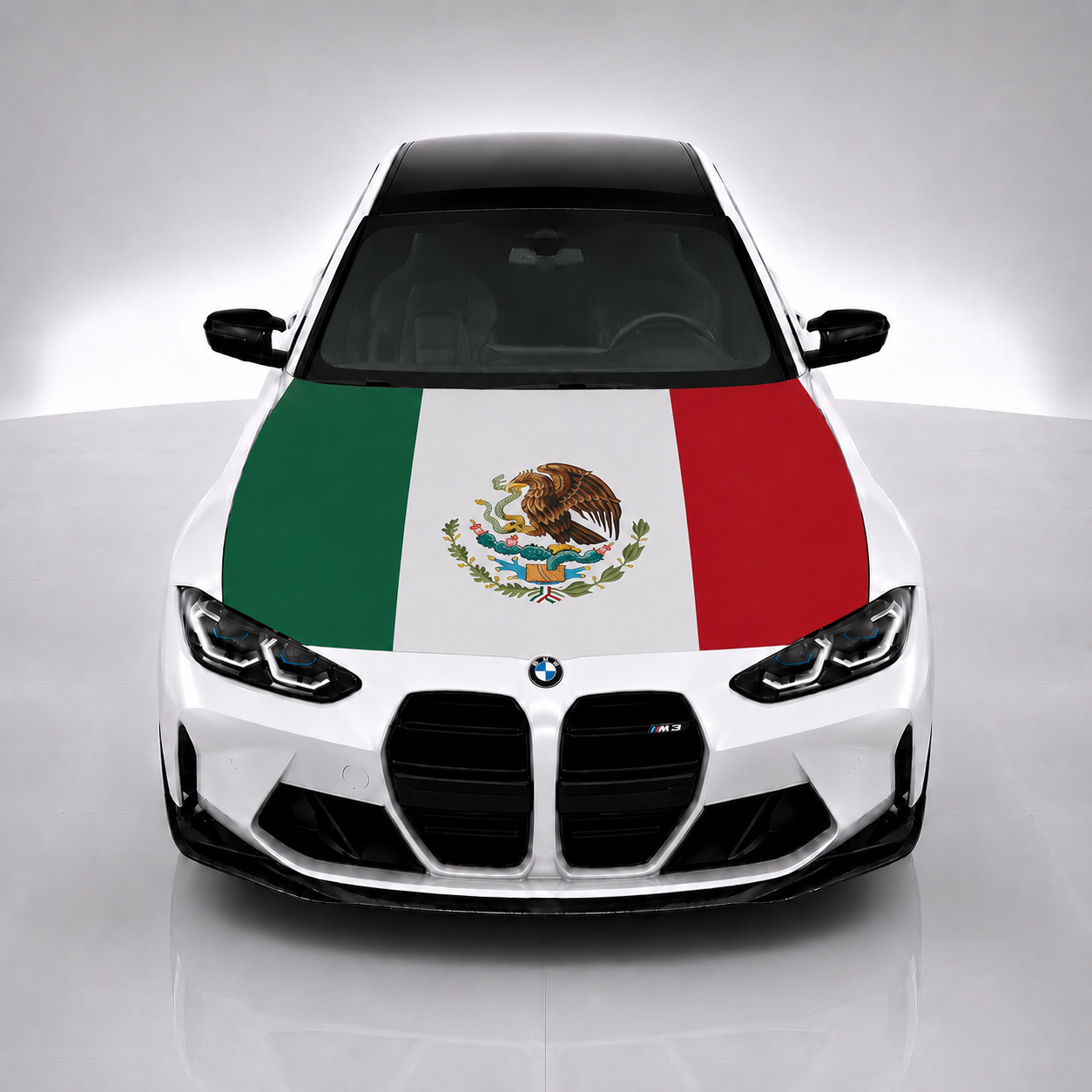 Mexico Car Hood Flag