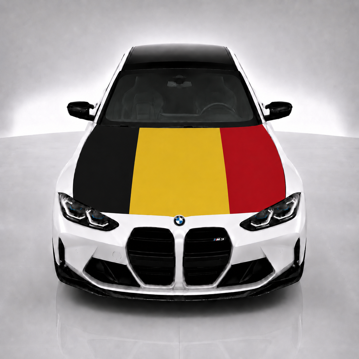 Belgium Car Hood Flag