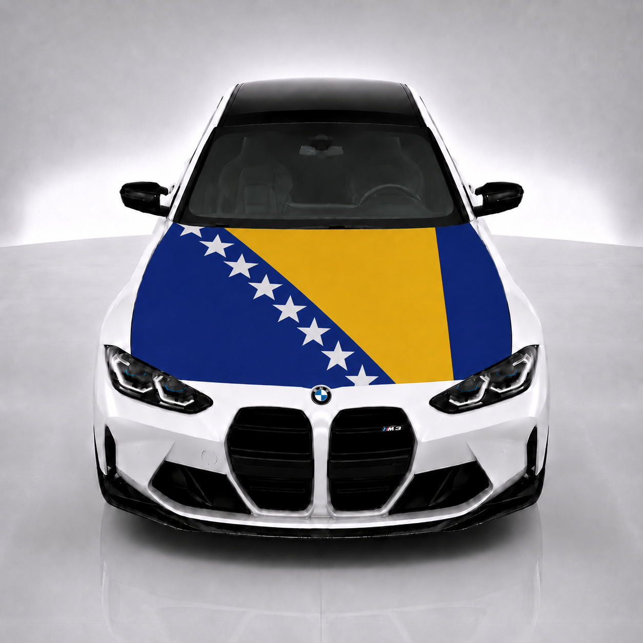Bosnia and Herzegovina Car Hood Flag