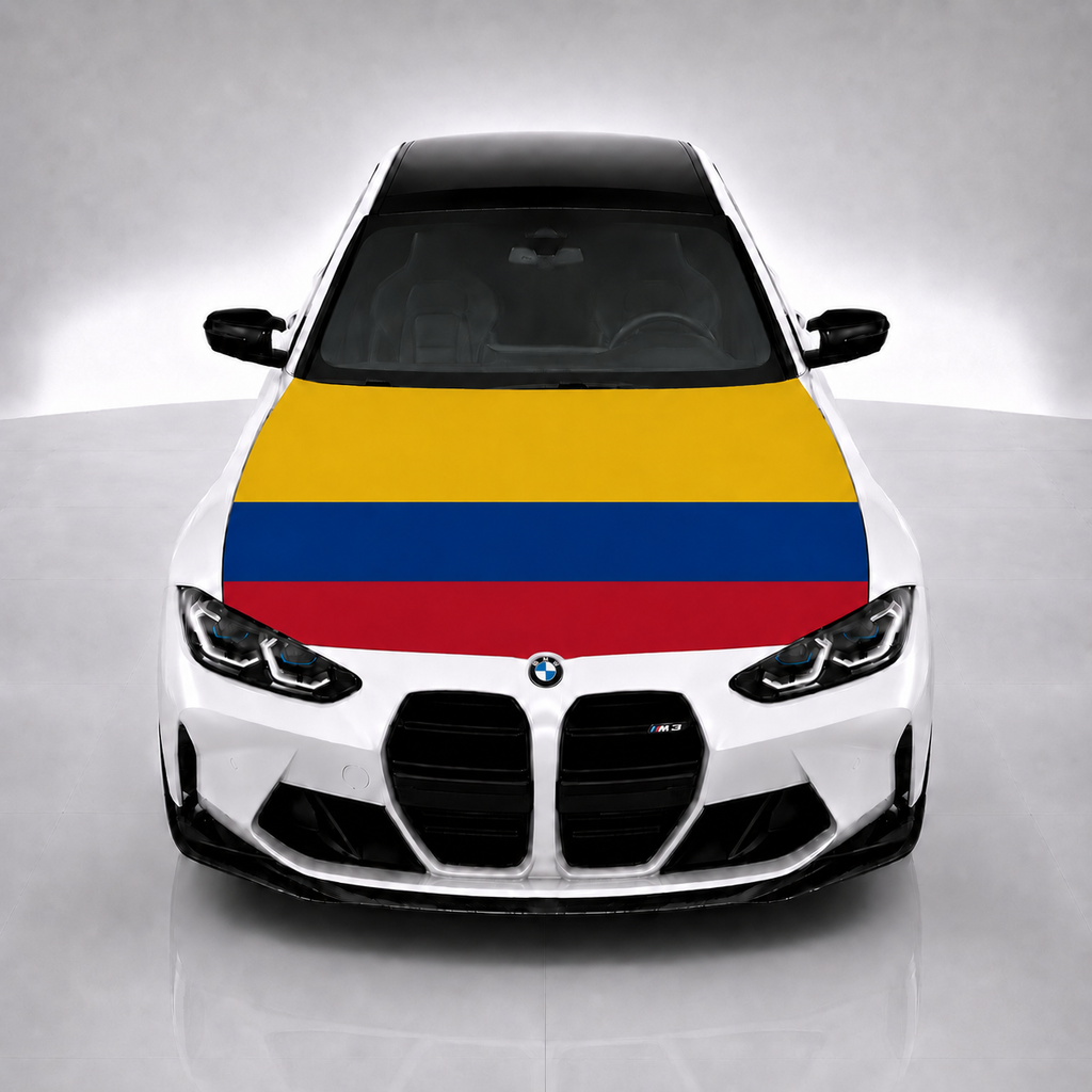 Colombia Car Hood Flag