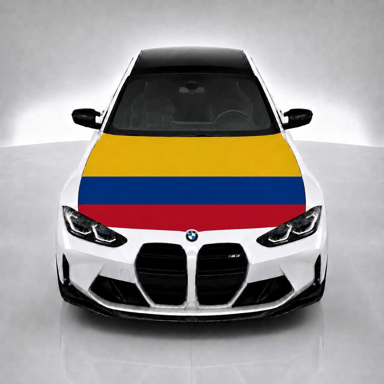 Colombia Car Hood Flag
