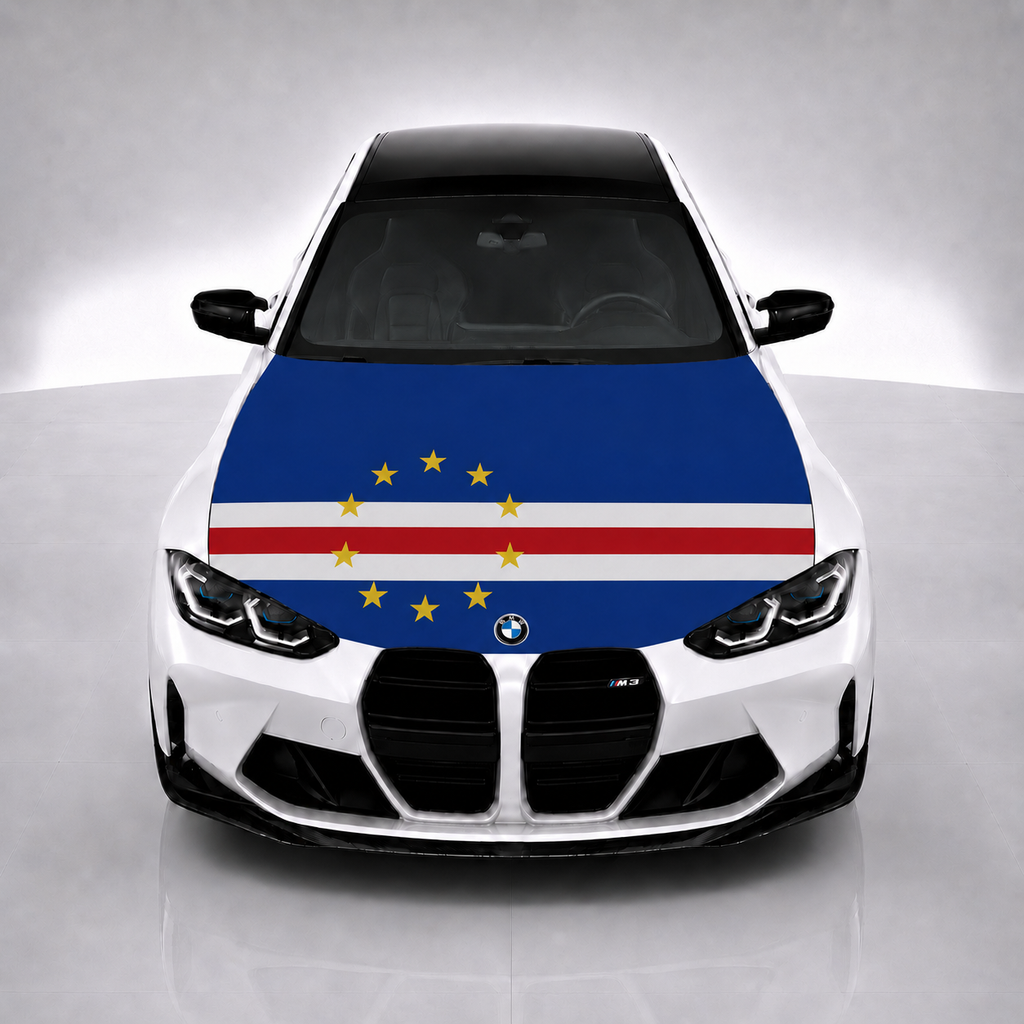 Cape Verde Car Hood Flag