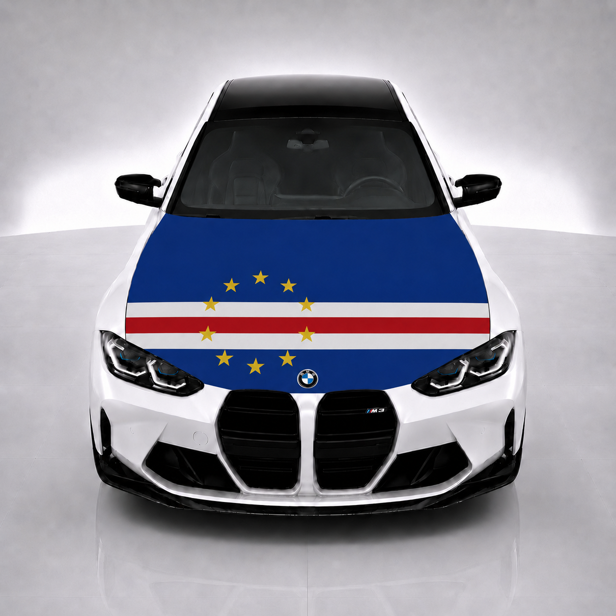 Cape Verde Car Hood Flag
