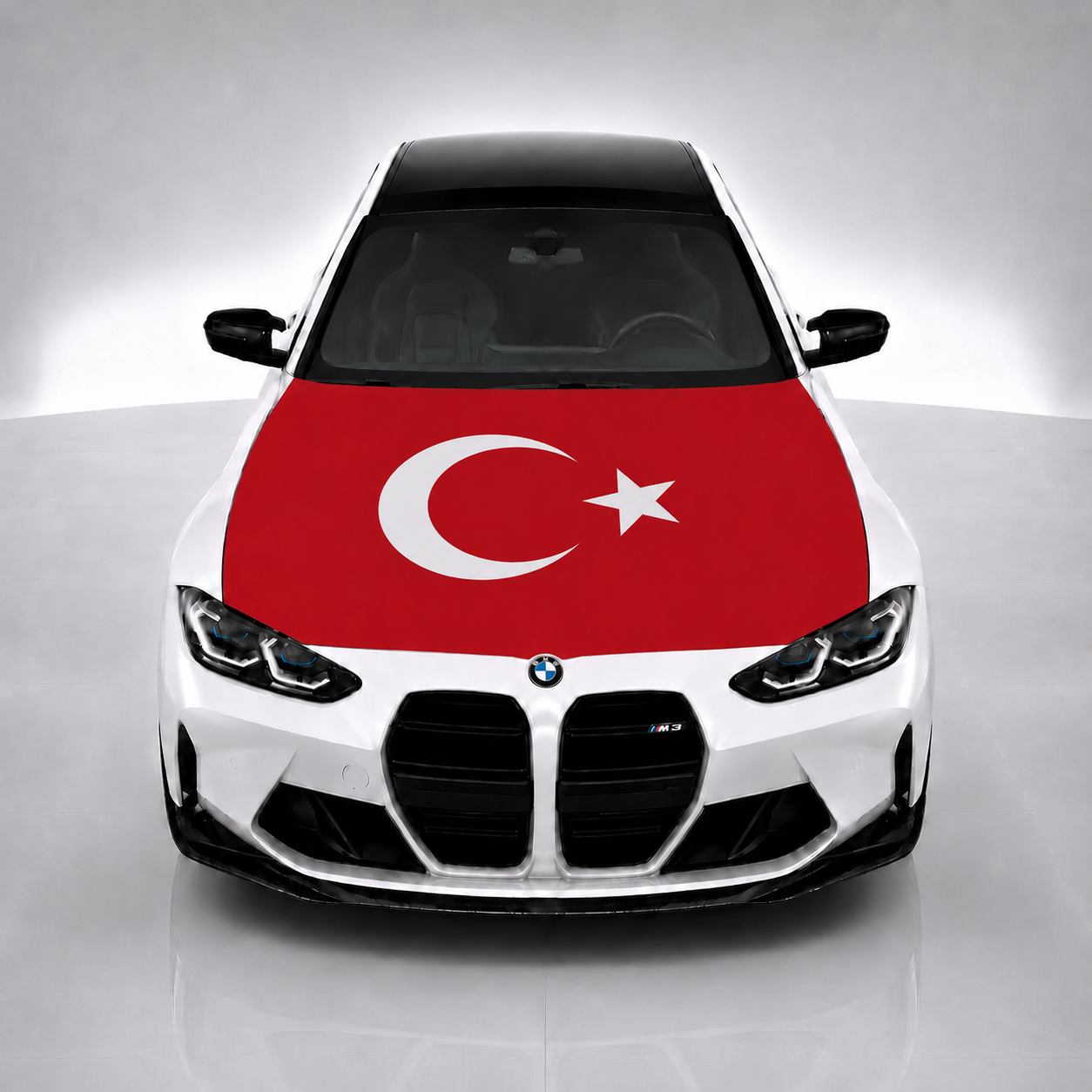 Turkey Car Hood Flag