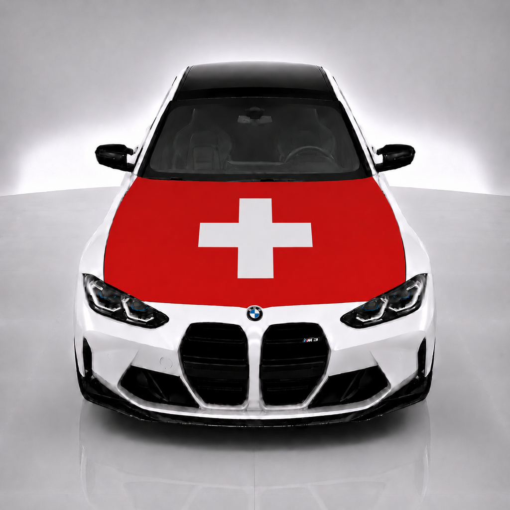 Switzerland Car Hood Flag