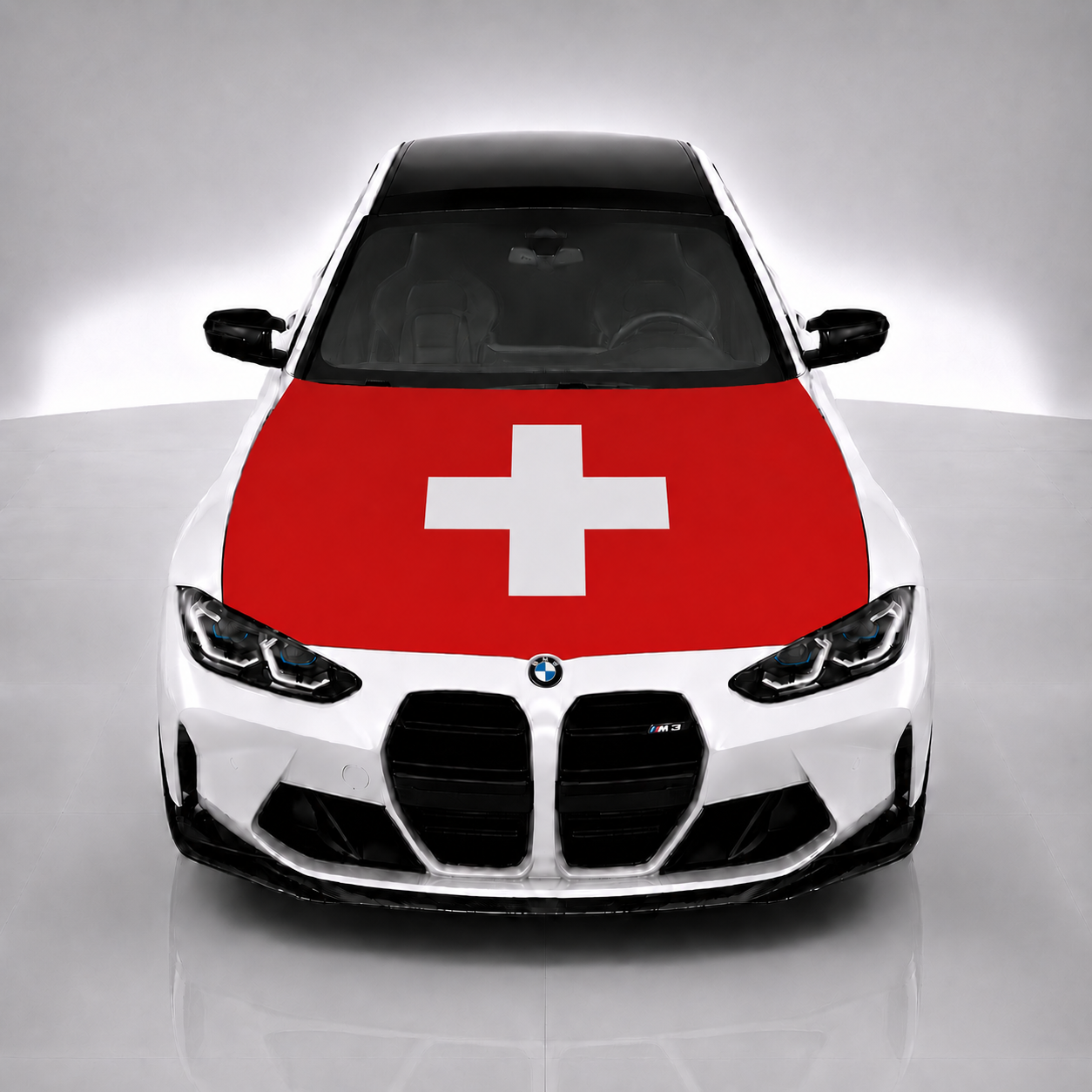 Switzerland Car Hood Flag