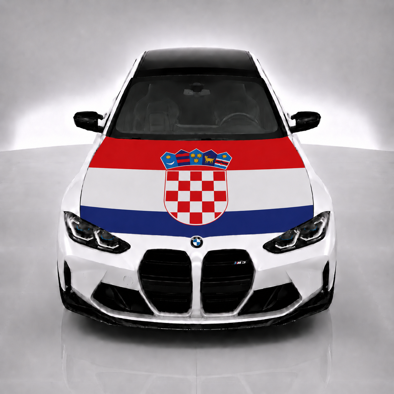 Croatia Car Hood Flag