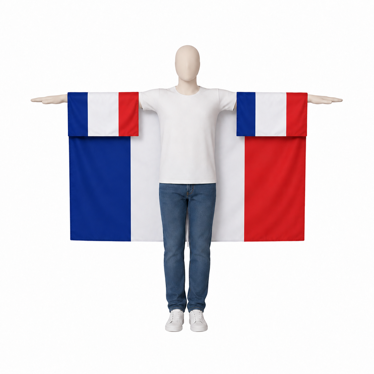 France Wearable Flag