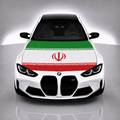Iran Car Hood Flag