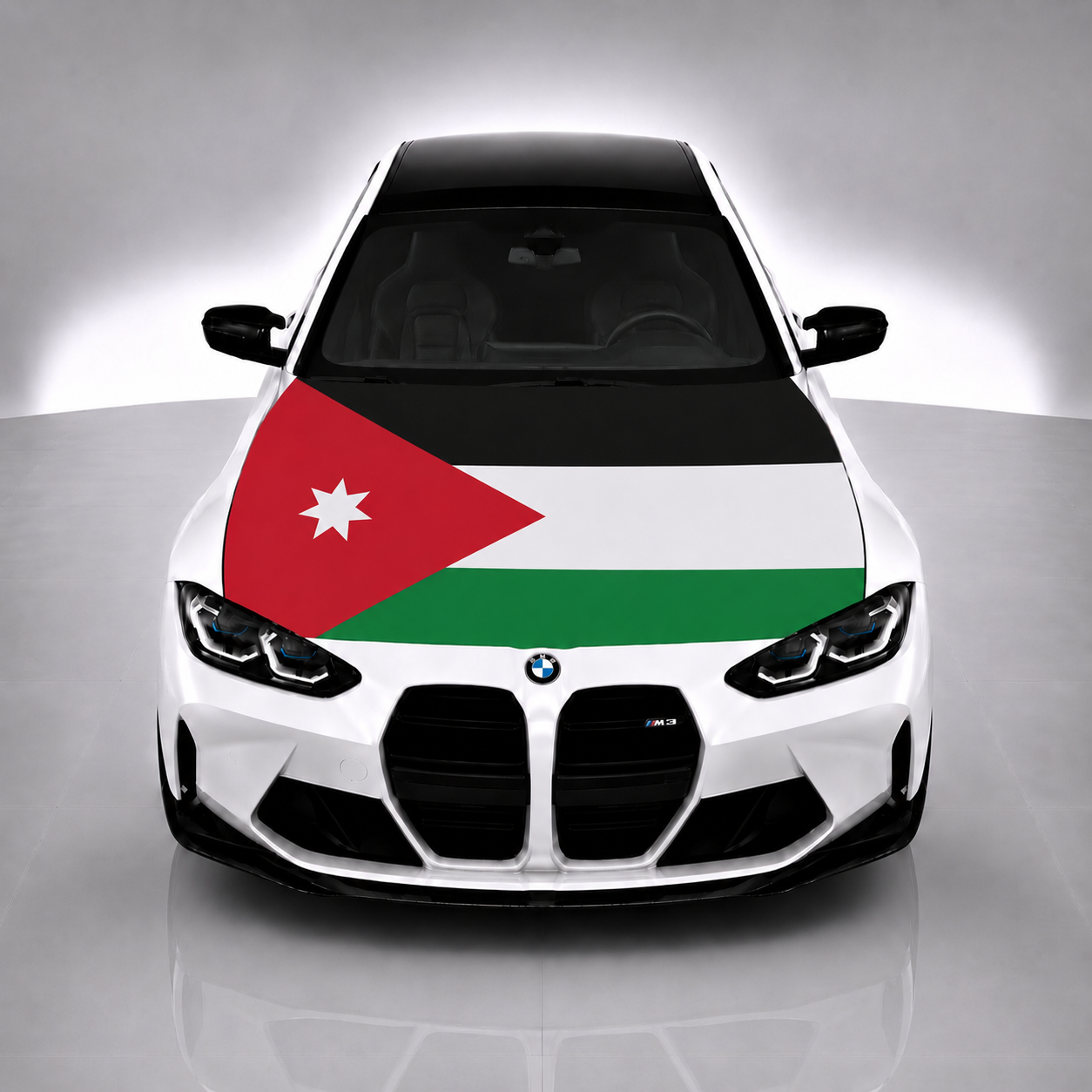 Jordan Car Hood Flag