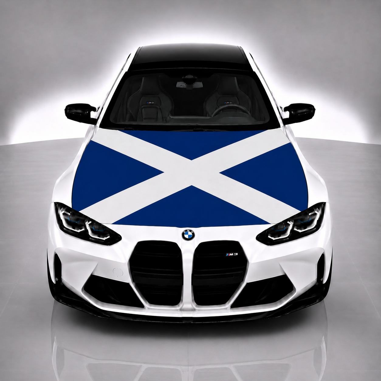 Scotland Car Hood Flag
