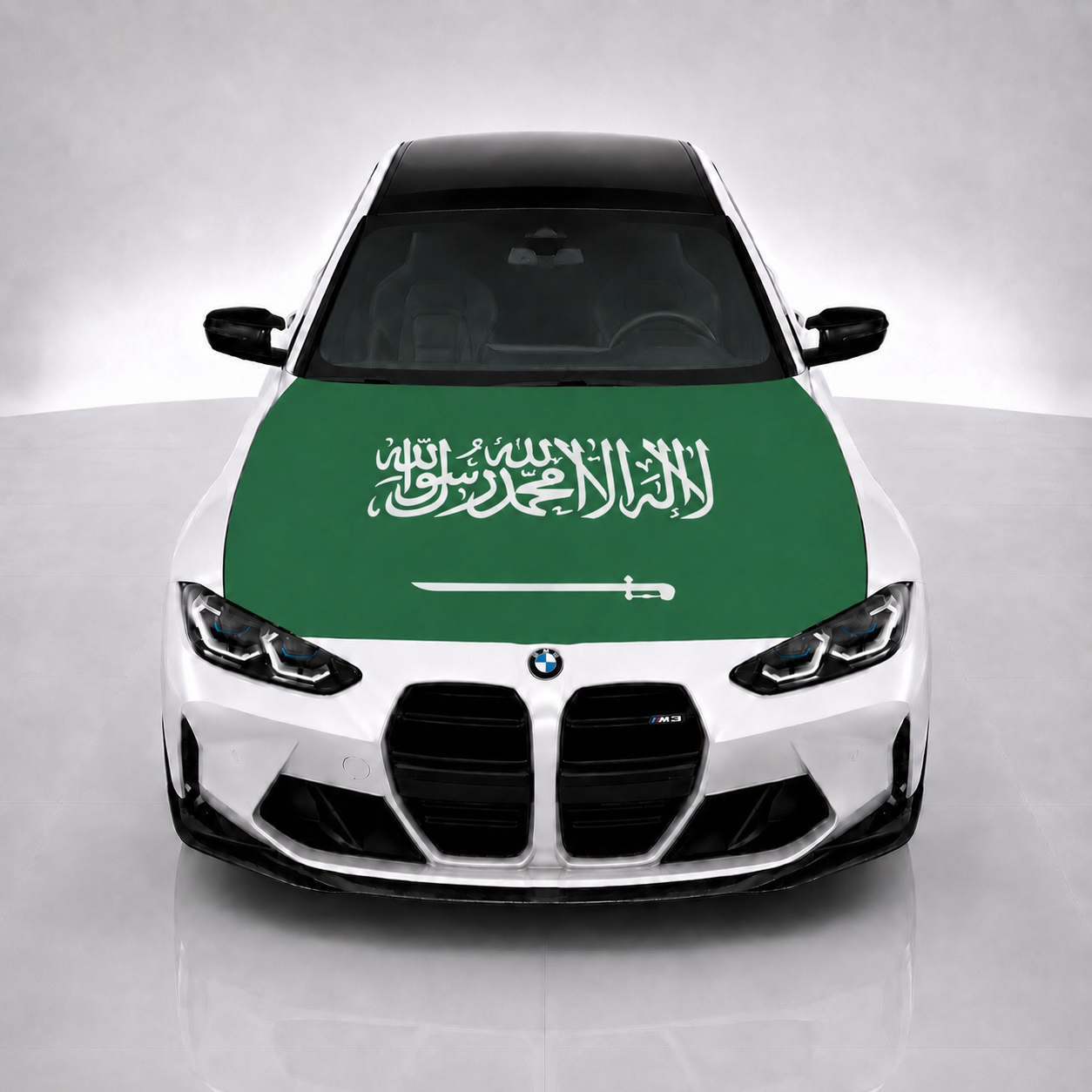 Saudi Arabia Car Hood Flag