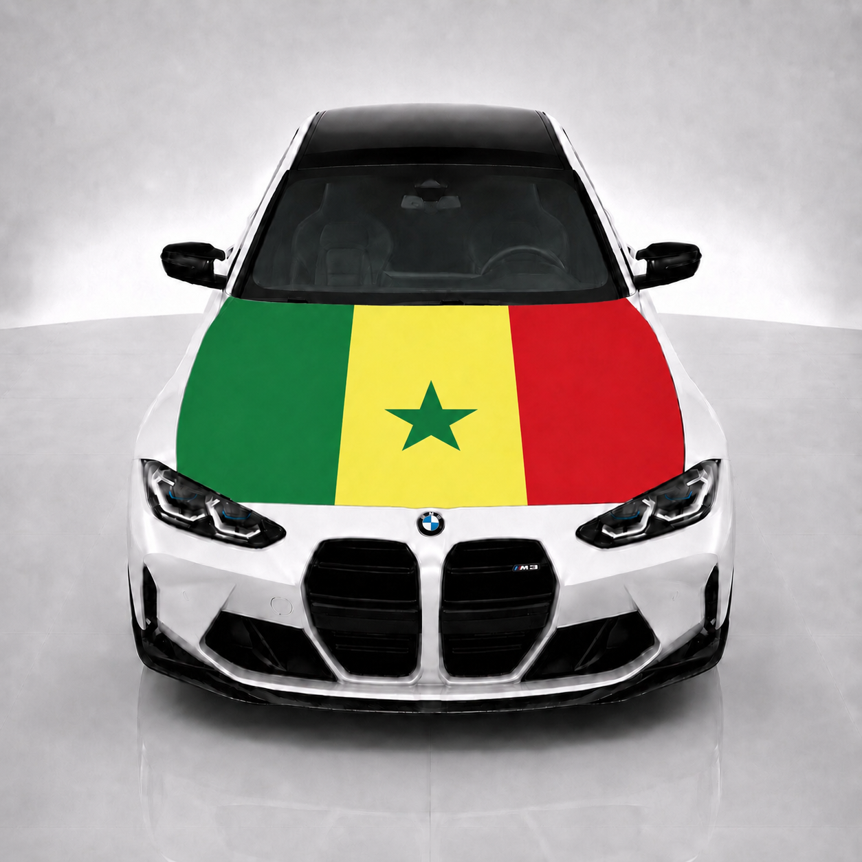 Senegal Car Hood Flag