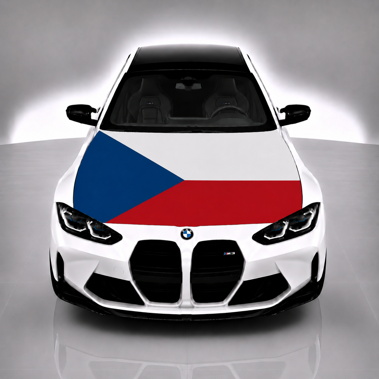 Czechia Car Hood Flag