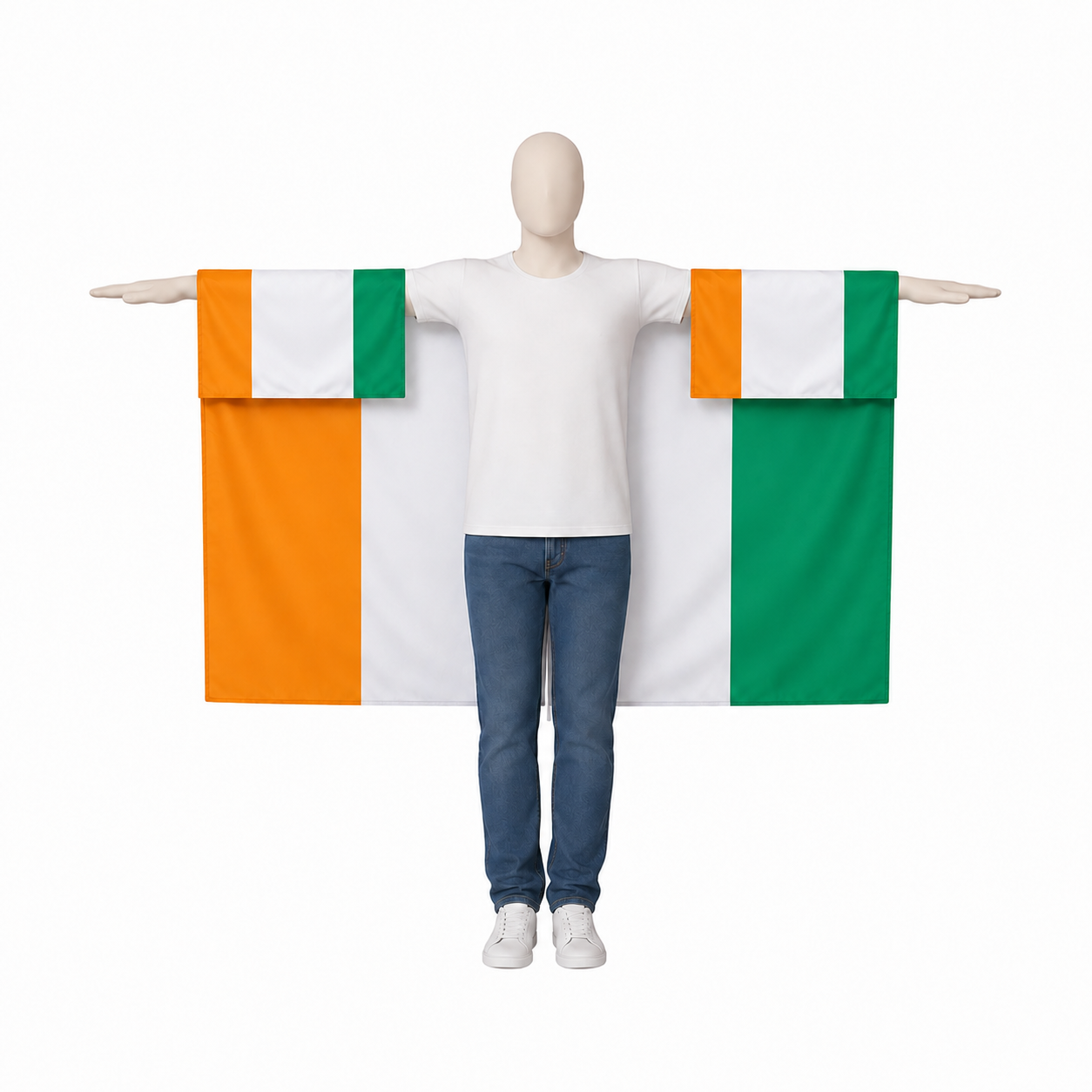 Ivory Coast Wearable Flag