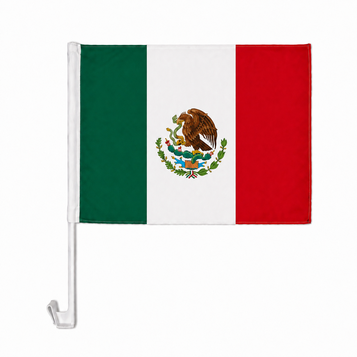 Mexico Flag with Car Window Clip